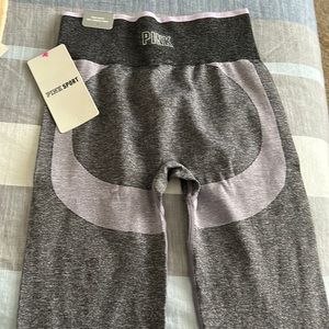 VS Pink seamless workout tight purple Size M